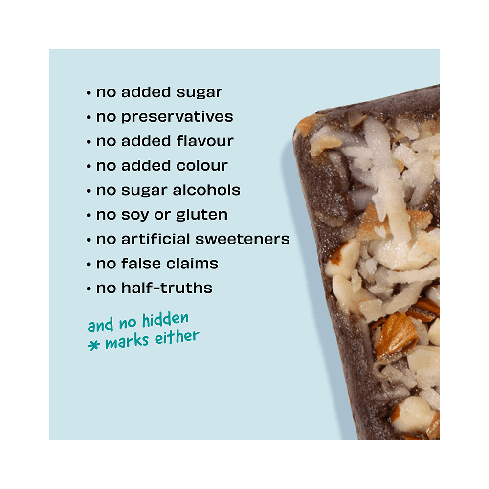 The Whole Truth Protein Bar (52gm Each) | 2 Peanut Cocoa, 2 Coconut Cocoa, 2 Double Cocoa - Image 4