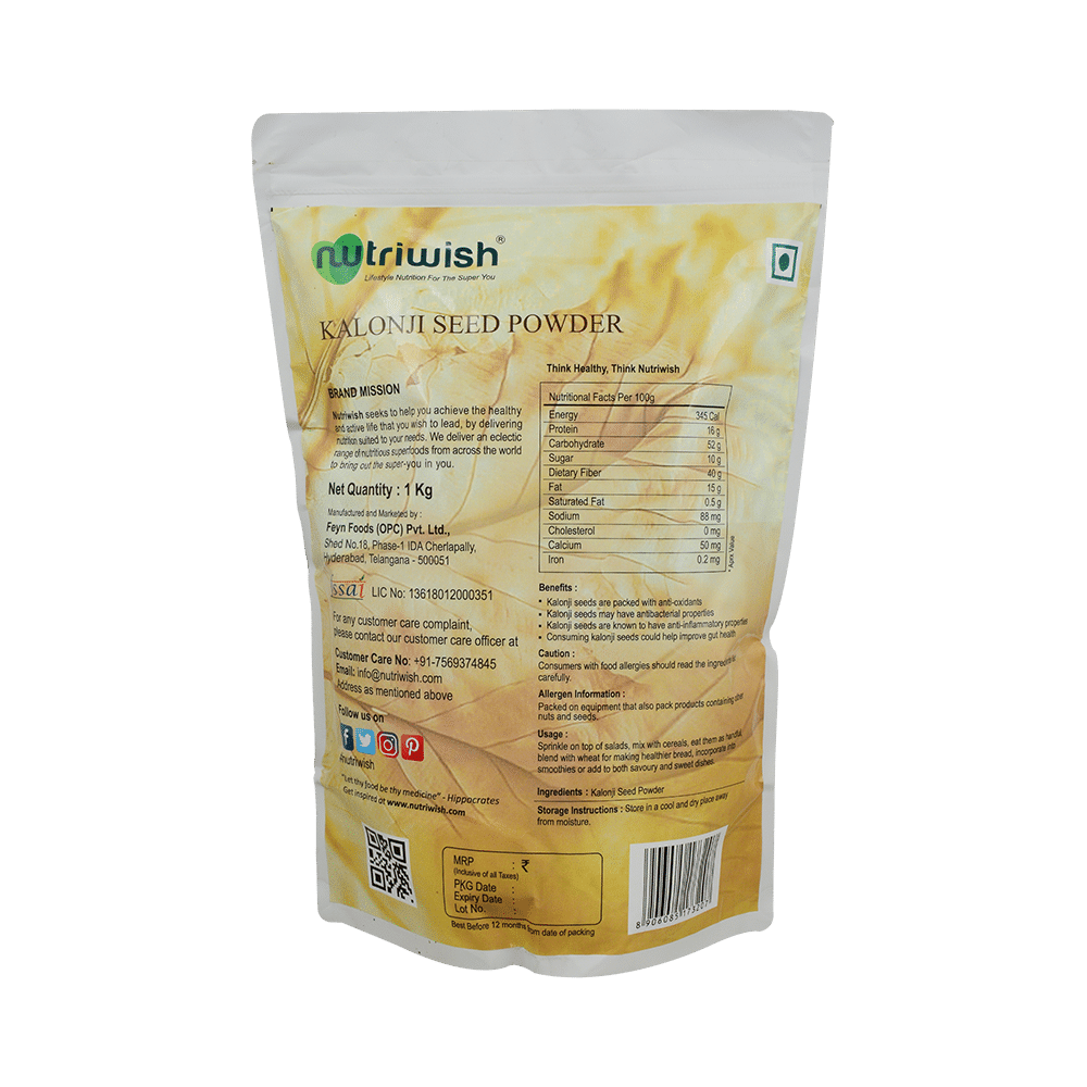 Nutriwish Kalonji Seed Powder - Image 2