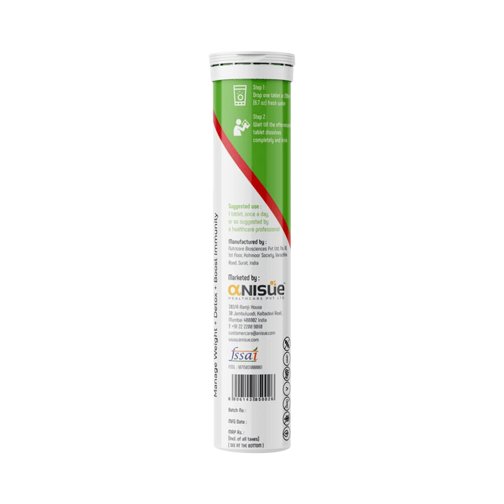 Anisue Healthcare Apple Cider Vinegar Effervescent Tablet (20 Each) - Image 3