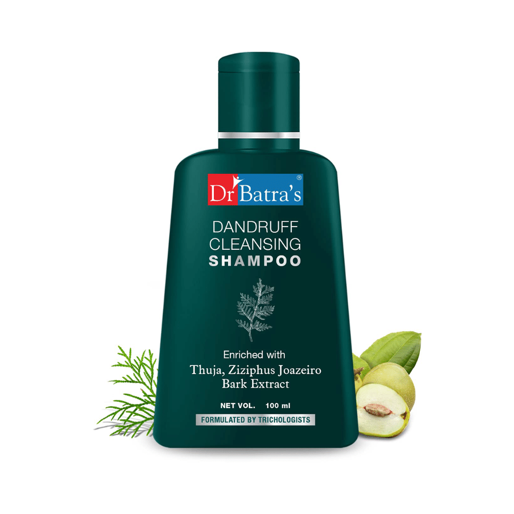 Dr Batra's Combo Pack of Dandruff Cleansing Shampoo 100ml, Conditioner 200ml, Anti-Dandruff Hair Serum 125ml, Hair Fall Control Oil 200ml and Herbal Hair Color Cream 130gm Black - Image 7