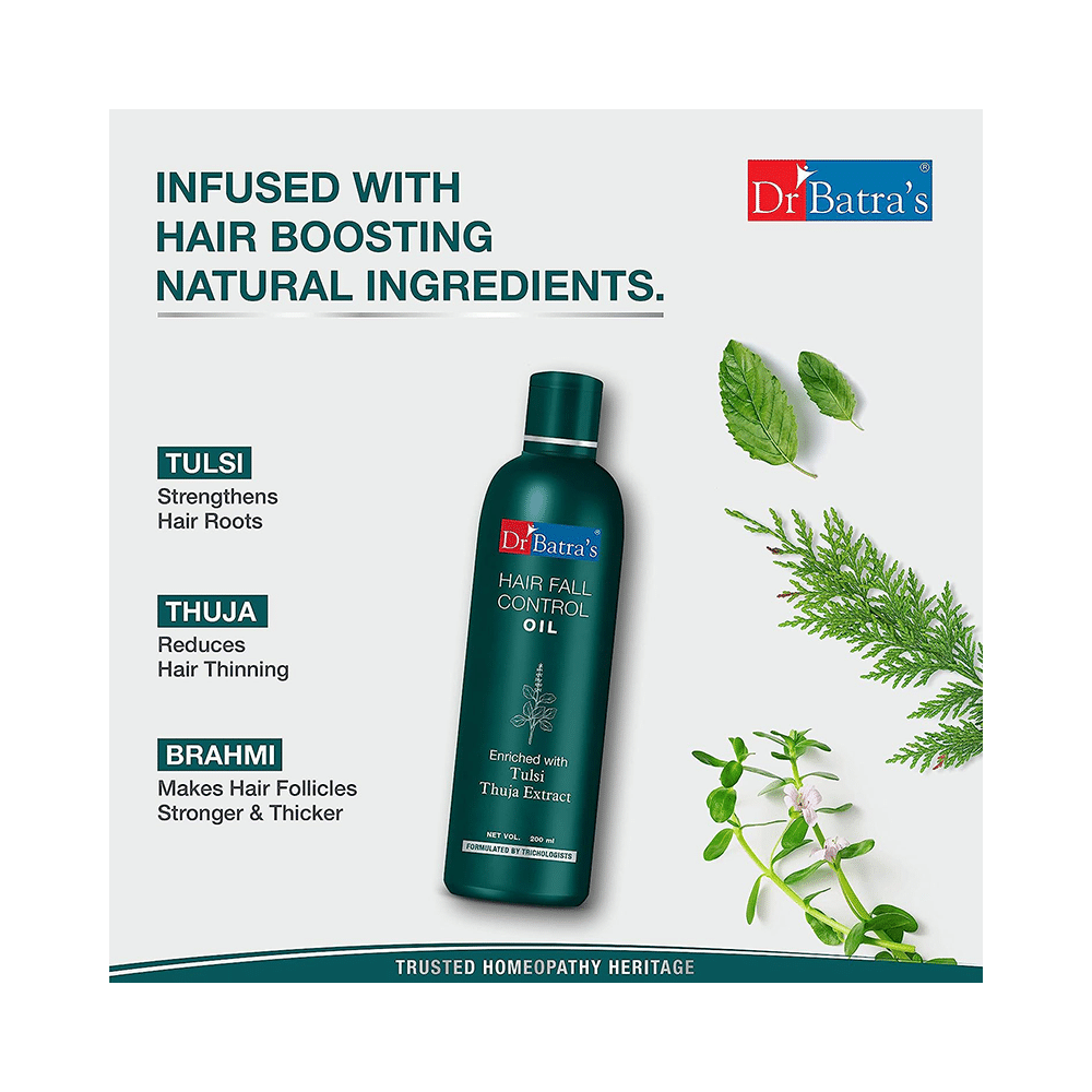 Dr Batra's Combo Pack of Dandruff Cleansing Shampoo 100ml, Conditioner 200ml, Anti-Dandruff Hair Serum 125ml, Hair Fall Control Oil 200ml and Herbal Hair Color Cream 130gm Black - Image 14