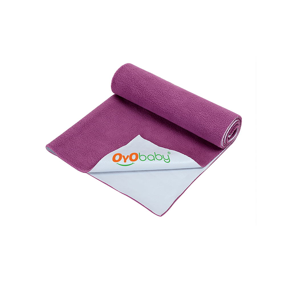 Oyo Baby Waterproof Rubber Dry Sheet XL Rani Pink - Image 1
