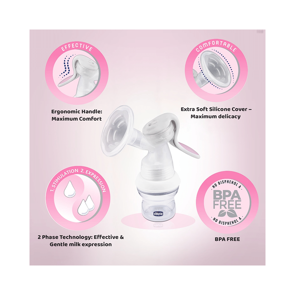 Chicco Natural Feeling Stepup Manual Breast Pump - Image 2