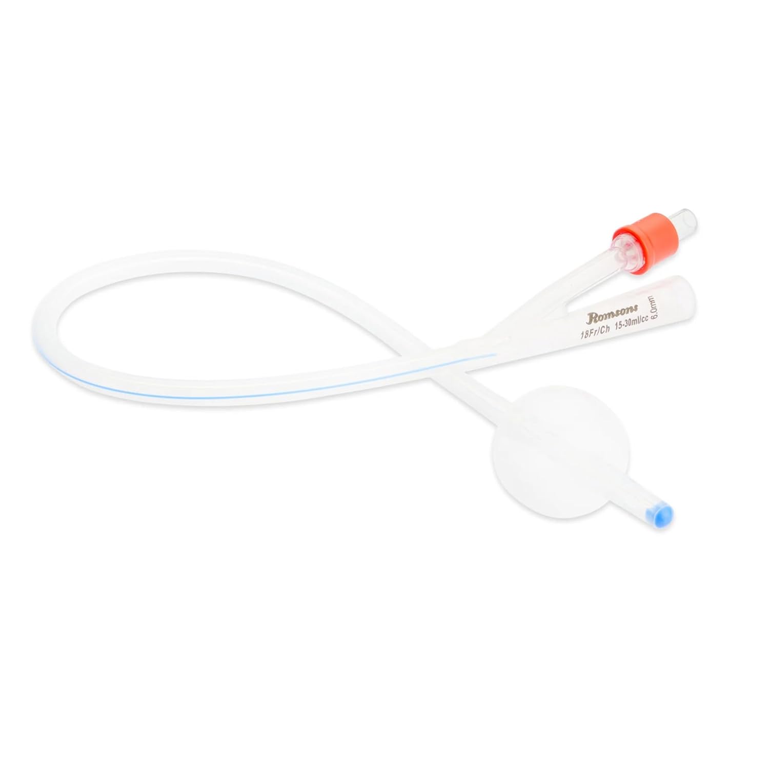 Romsons Silko Cath Silicone Foley Balloon Catheter 14FG - Image 1