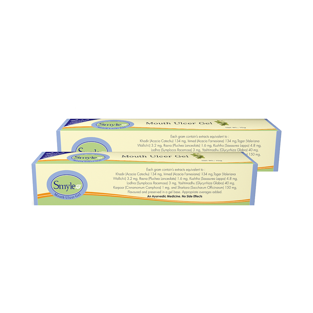 Smyle Mouth Ulcer Gel (10gm Each) - Image 2