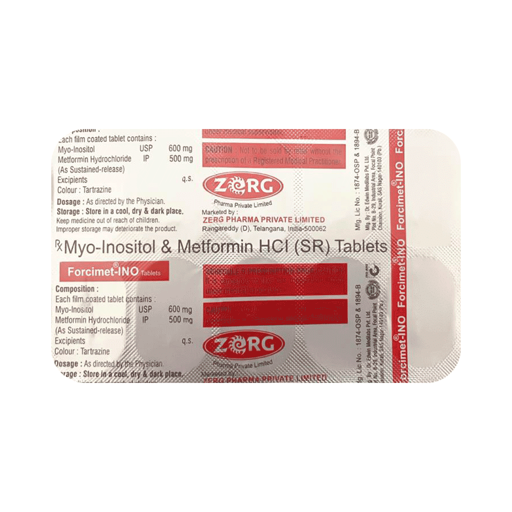 Forcimet-Ino Tablet SR - Image 3