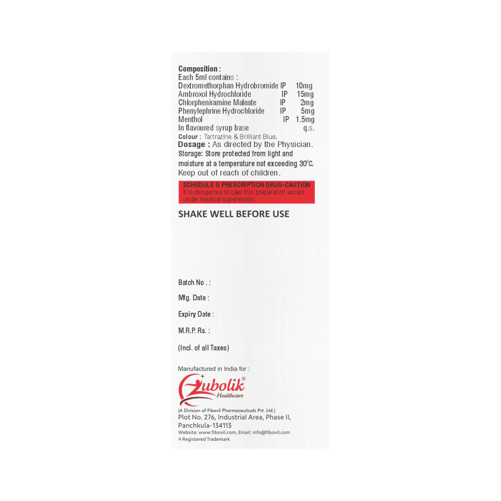 Cufbolik AD Syrup Sugar Free - Image 2