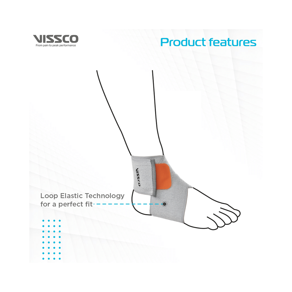 Vissco Core 0708 Ankle Binder Medium Grey - Image 3