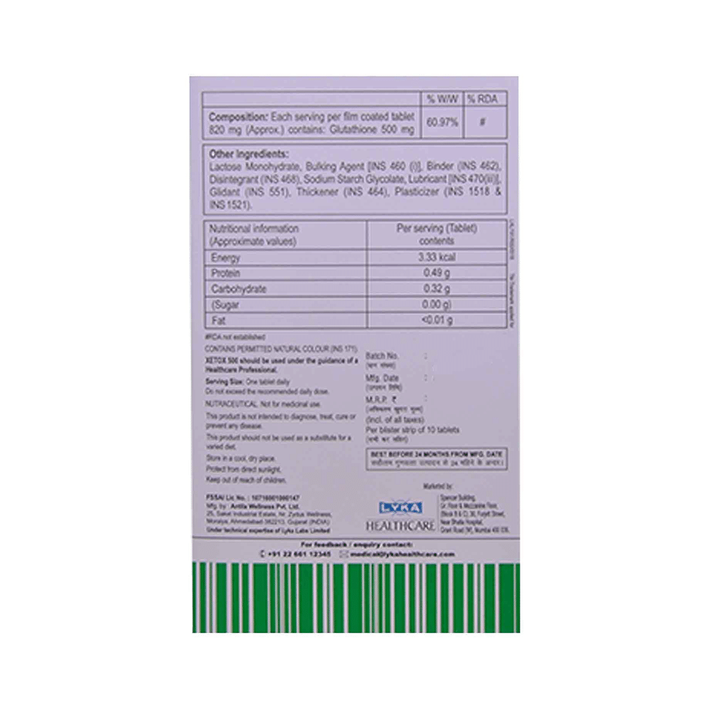 Xetox 500mg Tablet - Image 3