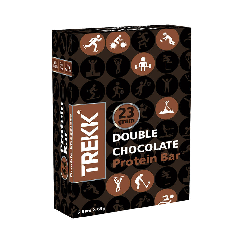 Trekk Protein Bar (65gm Each) Double Chocolate