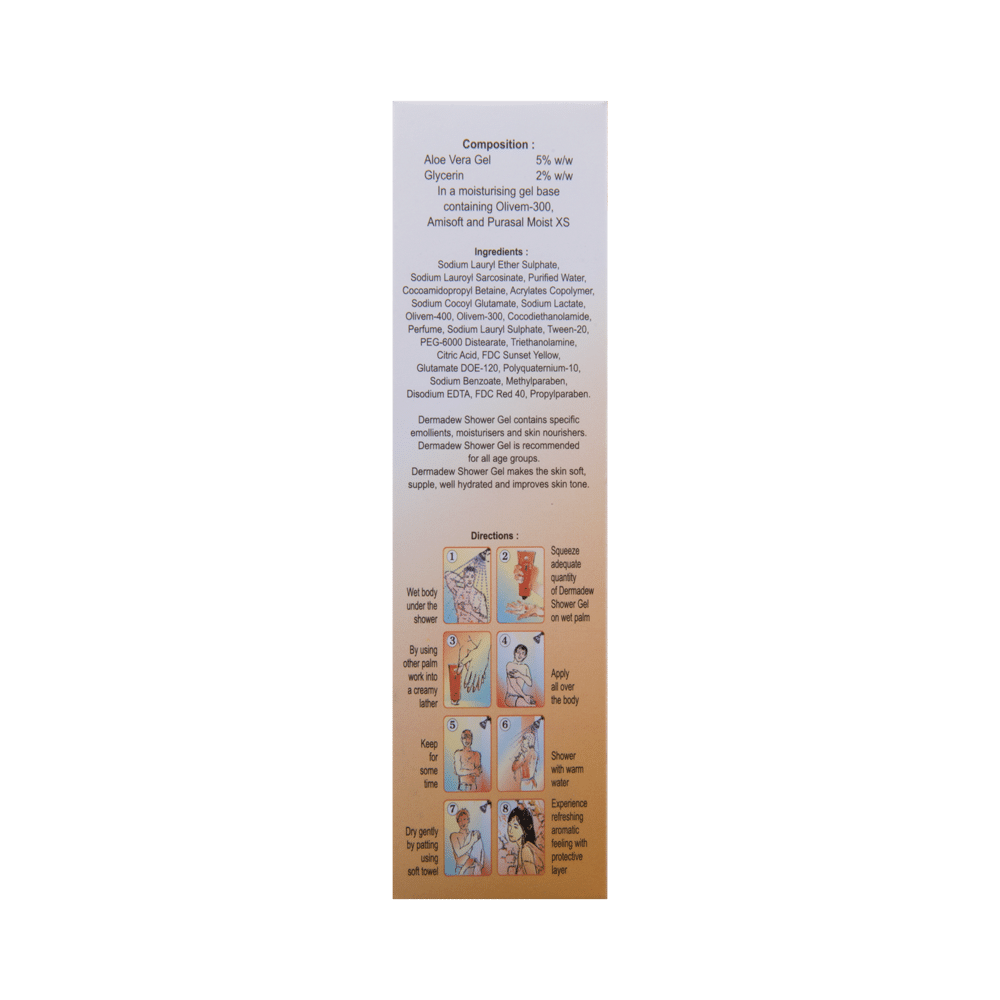 Dermadew Shower Moisturising Gel with Aloe Vera & Glycerin - Image 2