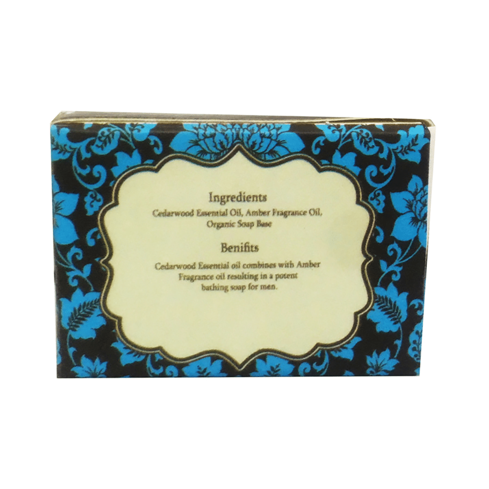 Mirah Belle Cedarwood Amber Men Soap - Image 2