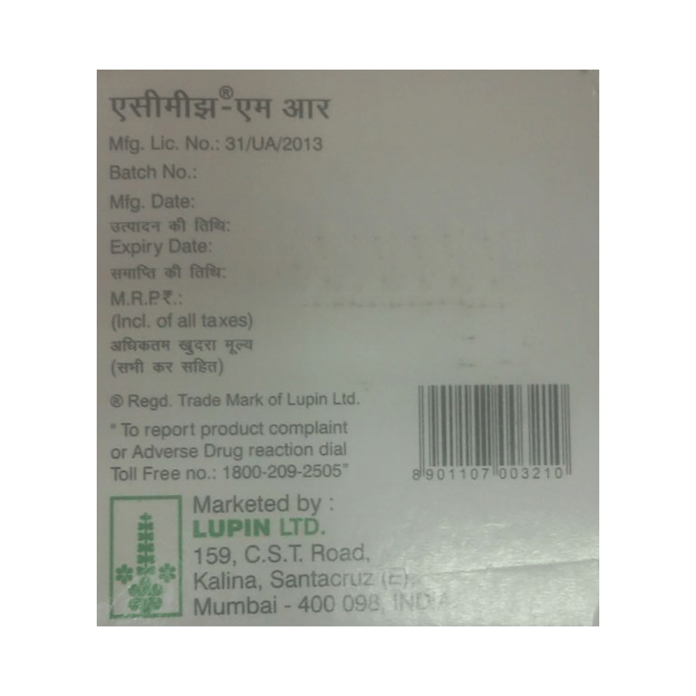 Acemiz -MR Tablet - Image 3