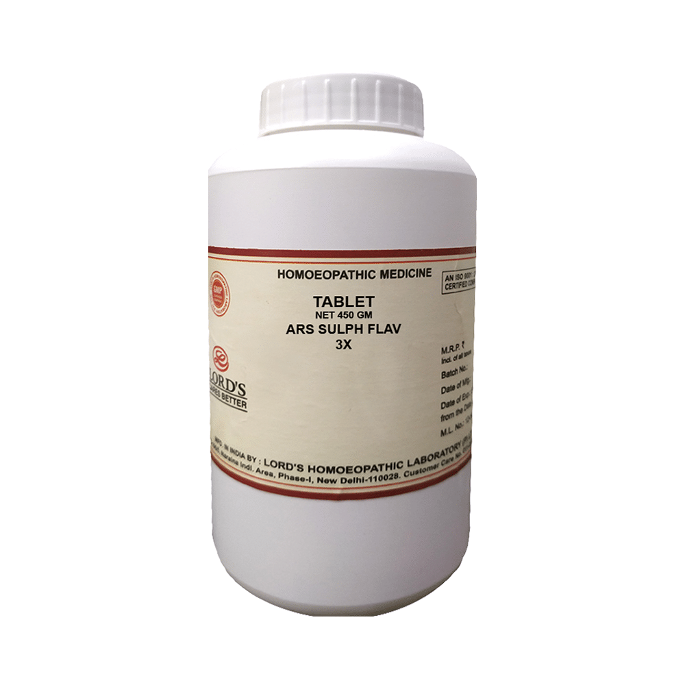 Lord's Ars Sulph Flav Trituration Tablet 3X