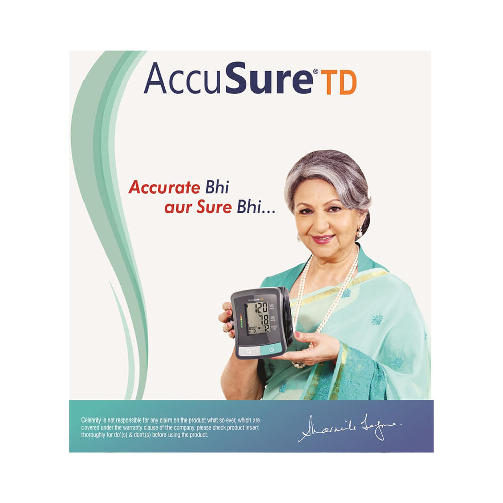 AccuSure TD 1209 Advanced Features BP Monitor with Adapter - Image 7