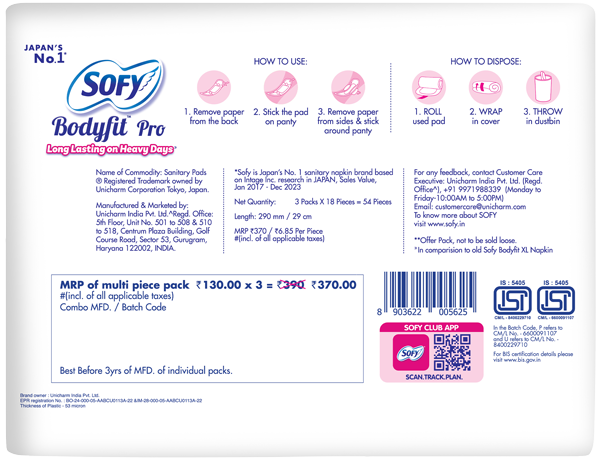 Sofy Bodyfit Pads Pro XL - Image 2