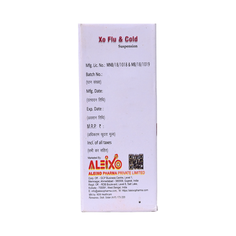 XO Flu & Cold Oral Suspension - Image 3