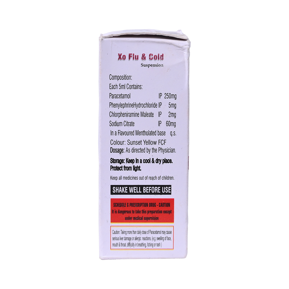 XO Flu & Cold Oral Suspension - Image 2