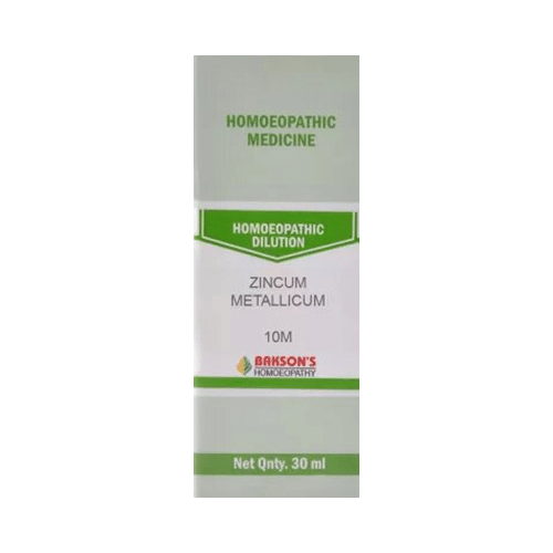 Bakson's Homeopathy Zincum Metallicum  Dilution 10M - Image 1