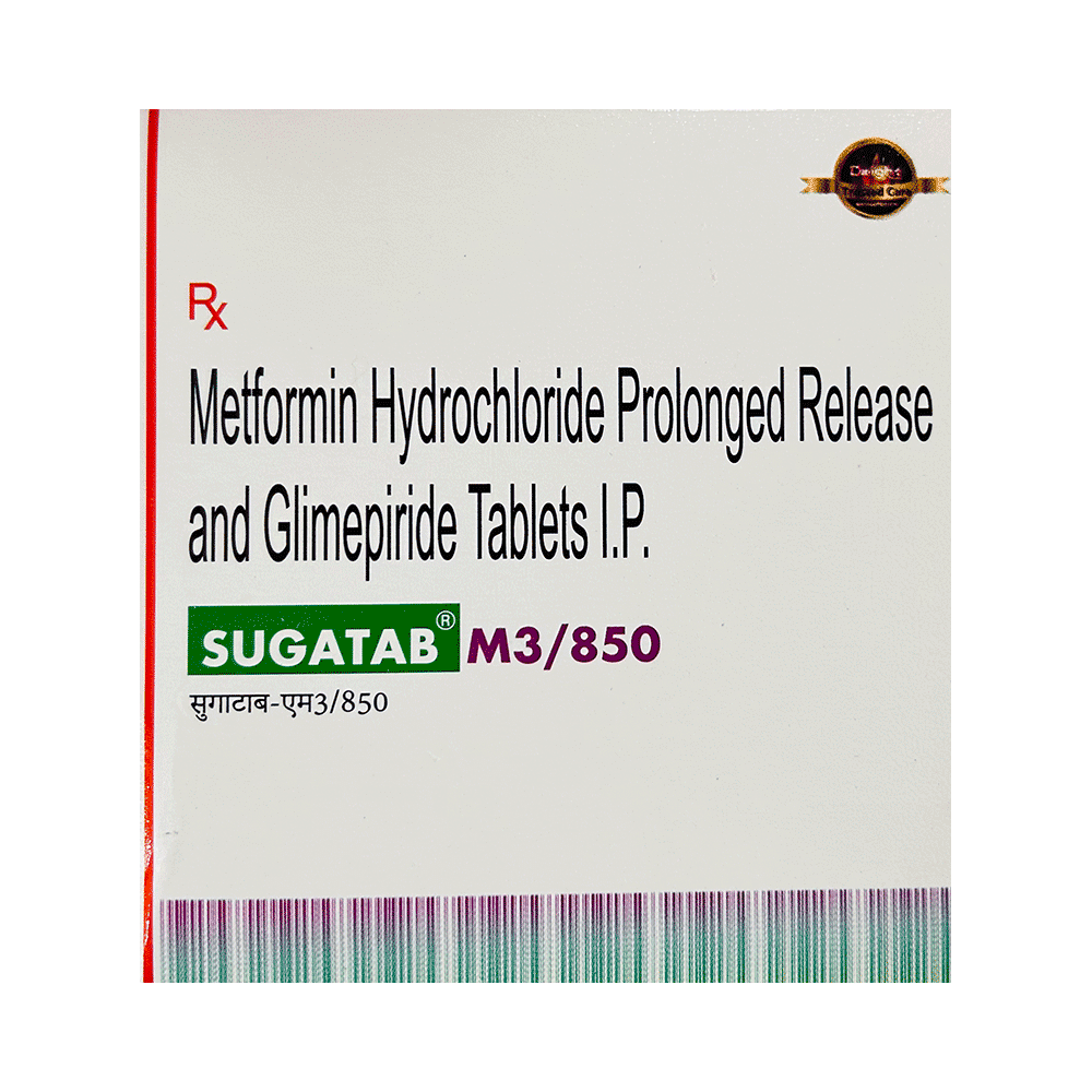 Sugatab M 3/850 Tablet PR - Image 1