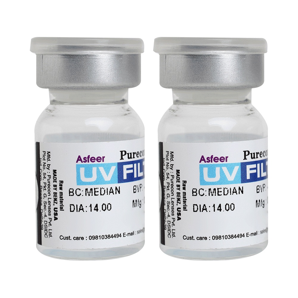 Purecon UV Filter Soft  Optical Power -2.5 Blue - Image 2