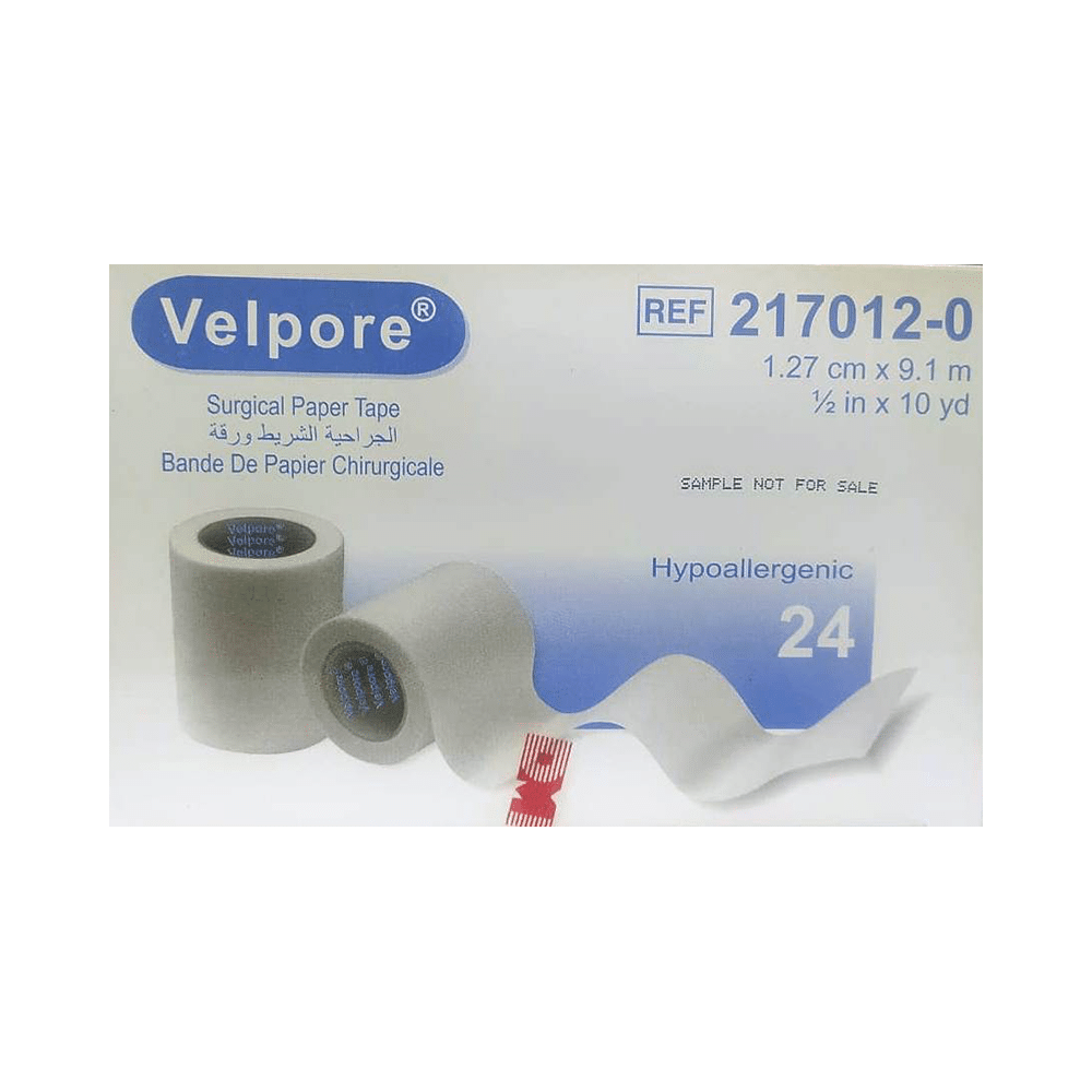 Velpore Surgical Tape 0.5inch x 10yard