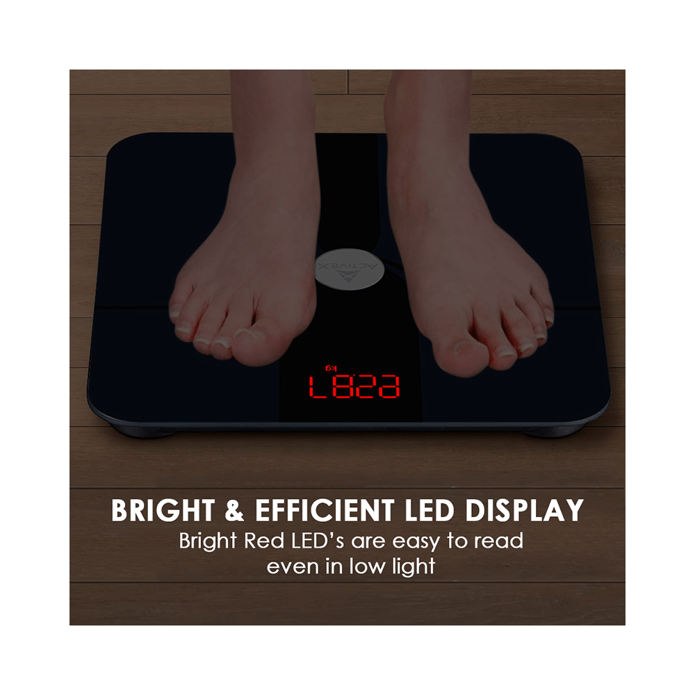 ActiveX Ivy Premium Personal Health Body Fitness Digital Bathroom Body Weighing Machine with Free Measurting Tape - Image 8