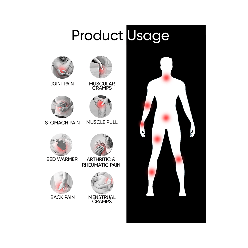 Ozocheck Hot Water Bottle Red - Image 3