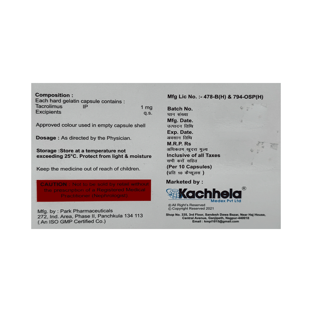 Tacroboon 1 Capsule - Image 2