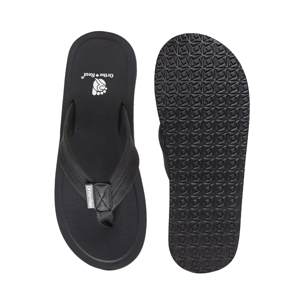 Ortho + Rest M557 Soft and Comfortable Flip Flop for Men Black 10 - Image 7