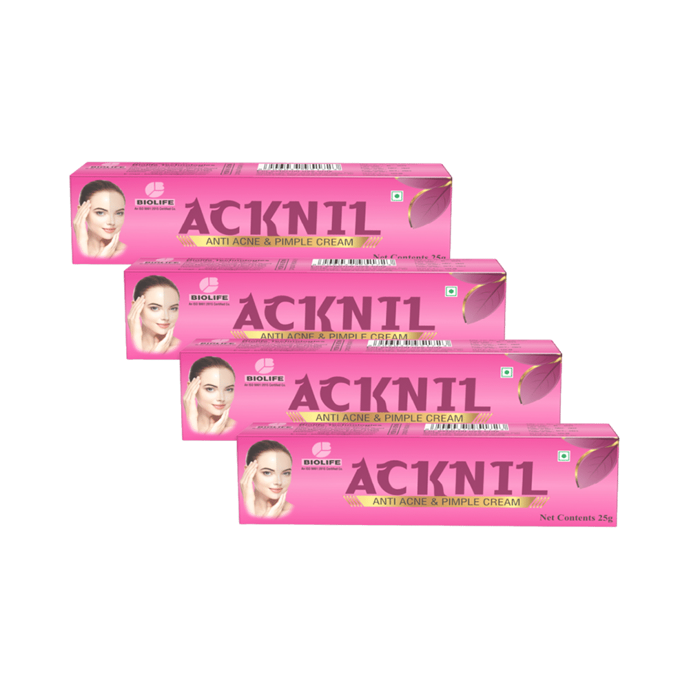 Biolife Acknil Anti Acne & Pimple Cream (25gm Each)