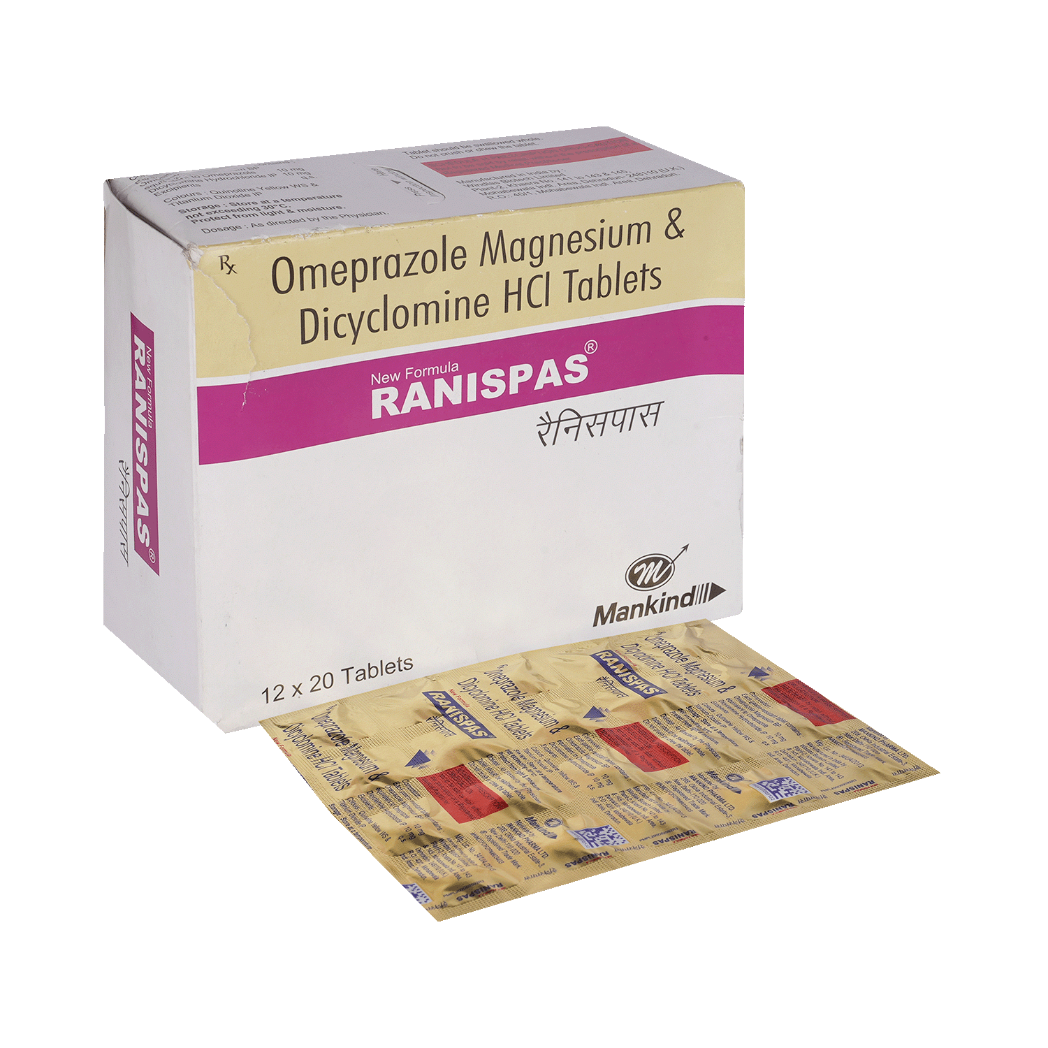 Ranispas NF 10mg/10mg Tablet - Image 1