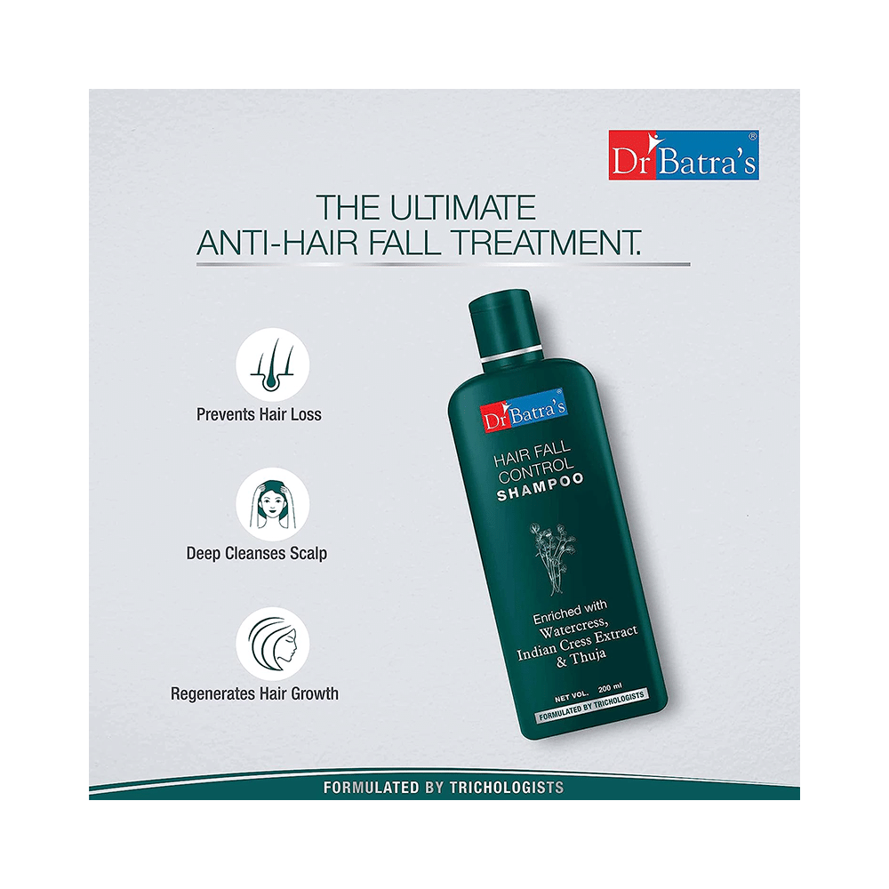 Dr Batra's Combo Pack of Hair Vitalizing Serum 125ml and Hair Fall Control Shampoo 200ml - Image 8