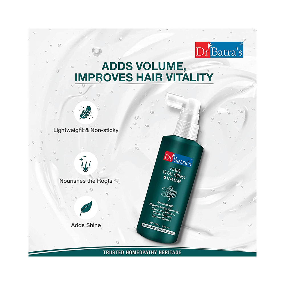 Dr Batra's Combo Pack of Hair Vitalizing Serum 125ml and Hair Fall Control Shampoo 200ml - Image 6