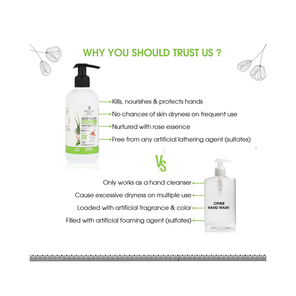 Ayouth Veda Deep Clean Gentle Hand Wash - Image 6