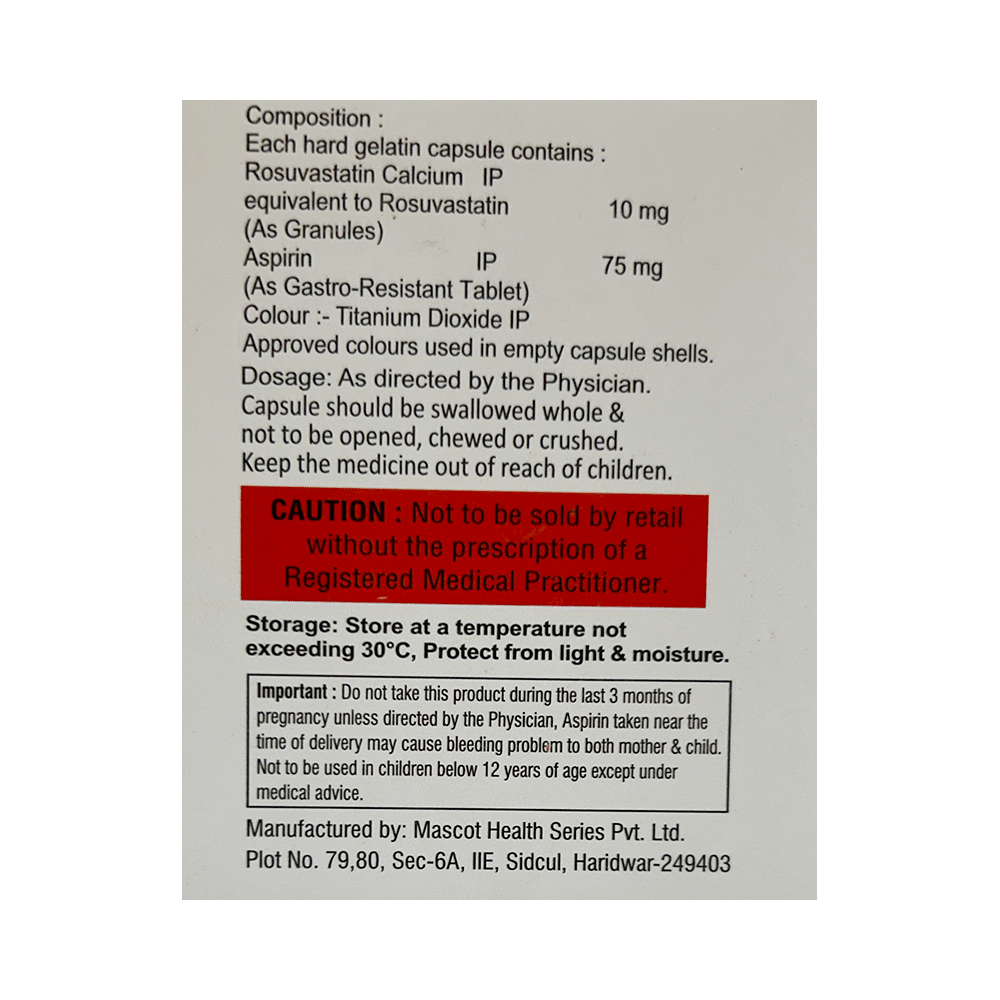 Rozalcea-ASP 10mg/75mg Capsule - Image 2