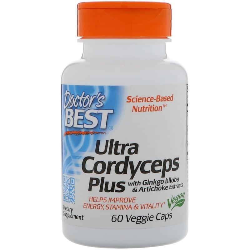 Doctor's Best Ultra Cordyceps Plus Capsule | For Energy, Stamina & Vitality