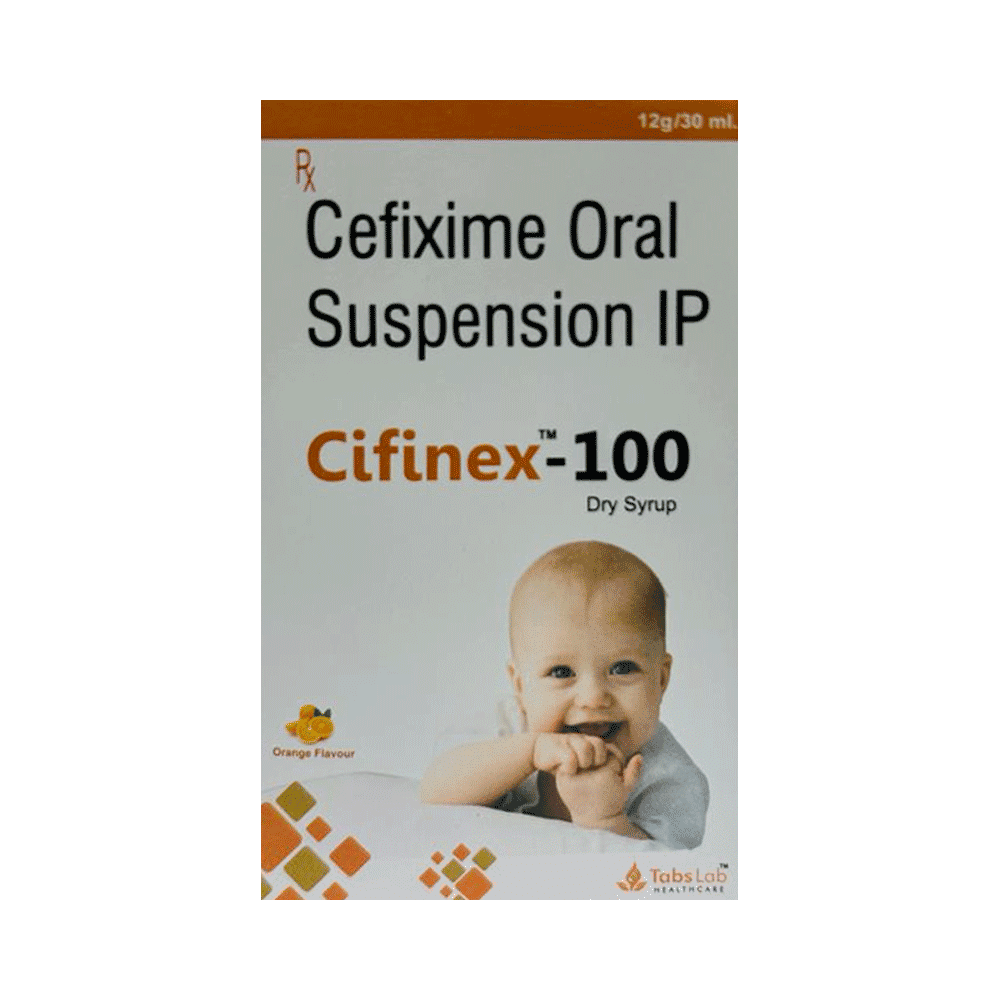 Cifinex 100 Dry Syrup Orange