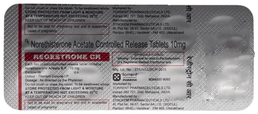 Regestrone CR 10 Tablet - Image 2