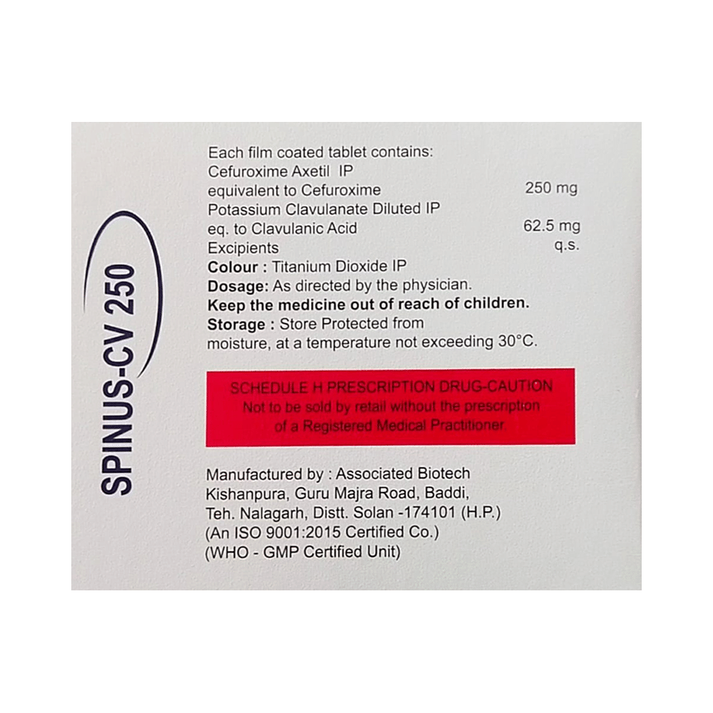 Spinus-CV 250 Tablet - Image 2