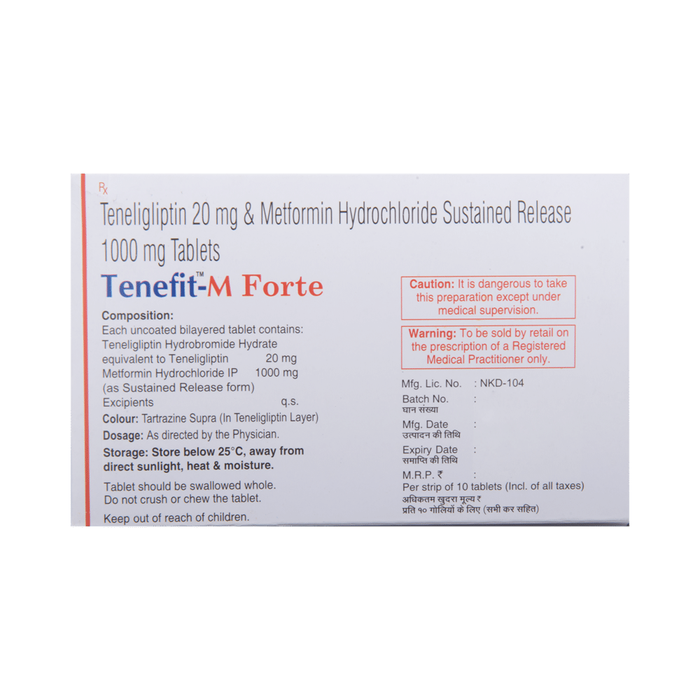 Tenefit-M Forte Tablet SR - Image 3