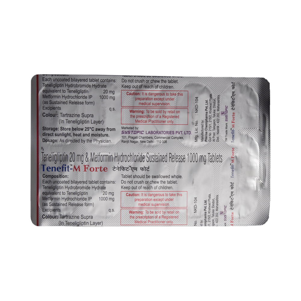 Tenefit-M Forte Tablet SR - Image 5