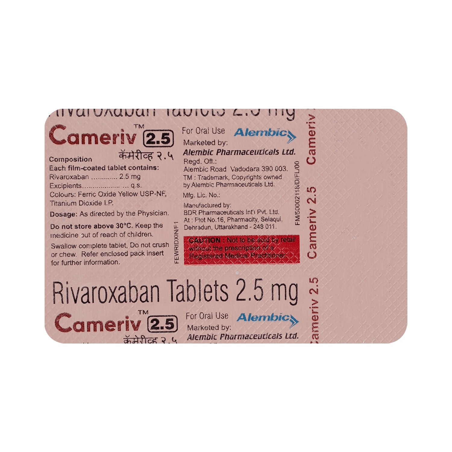 Cameriv 2.5mg Tablet - Image 5