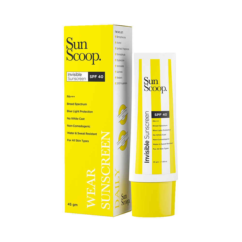 Sun Scoop SPF 40 PA+++ Invisible Sunscreen - Image 1