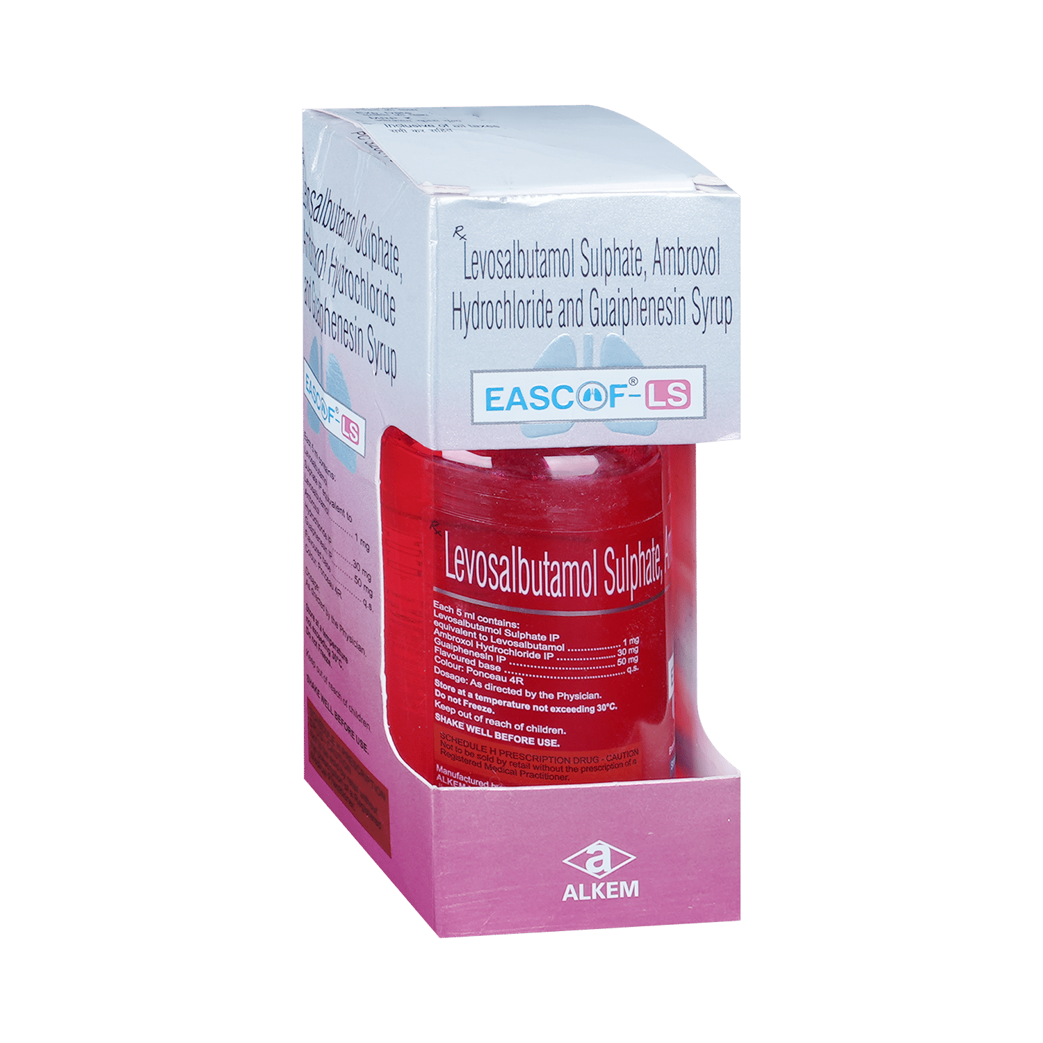Eascof-LS Syrup Strawberry Raspberry Menthol Sugar Free - Image 4