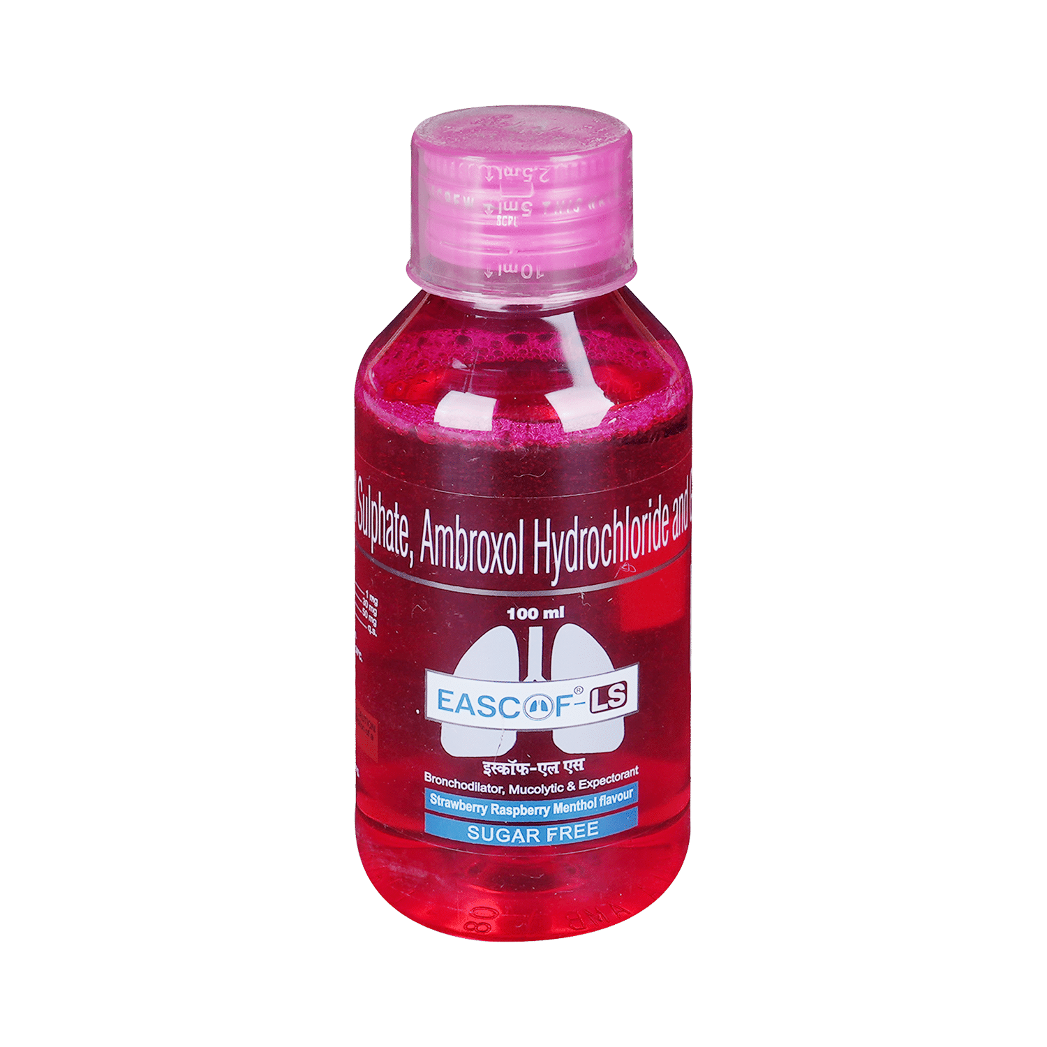 Eascof-LS Syrup Strawberry Raspberry Menthol Sugar Free - Image 6