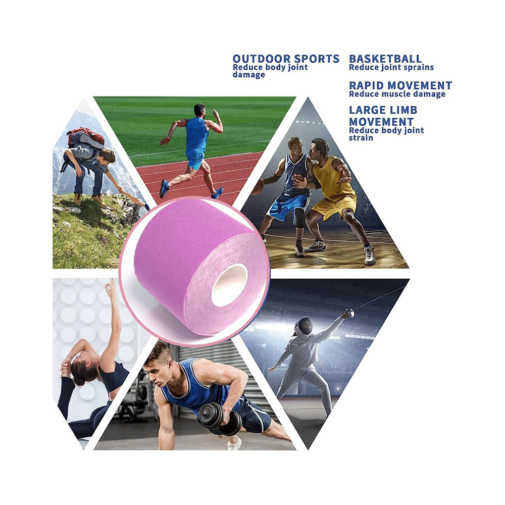 Healthtrek Kinesiology Tape for Physiotherapy  Purple - Image 8