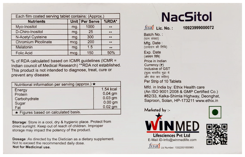 Nacsitol Tablet - Image 2