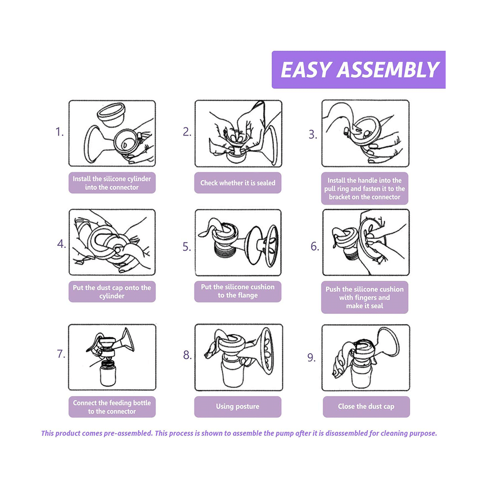 SanNap Manual Breast Pump - Image 5