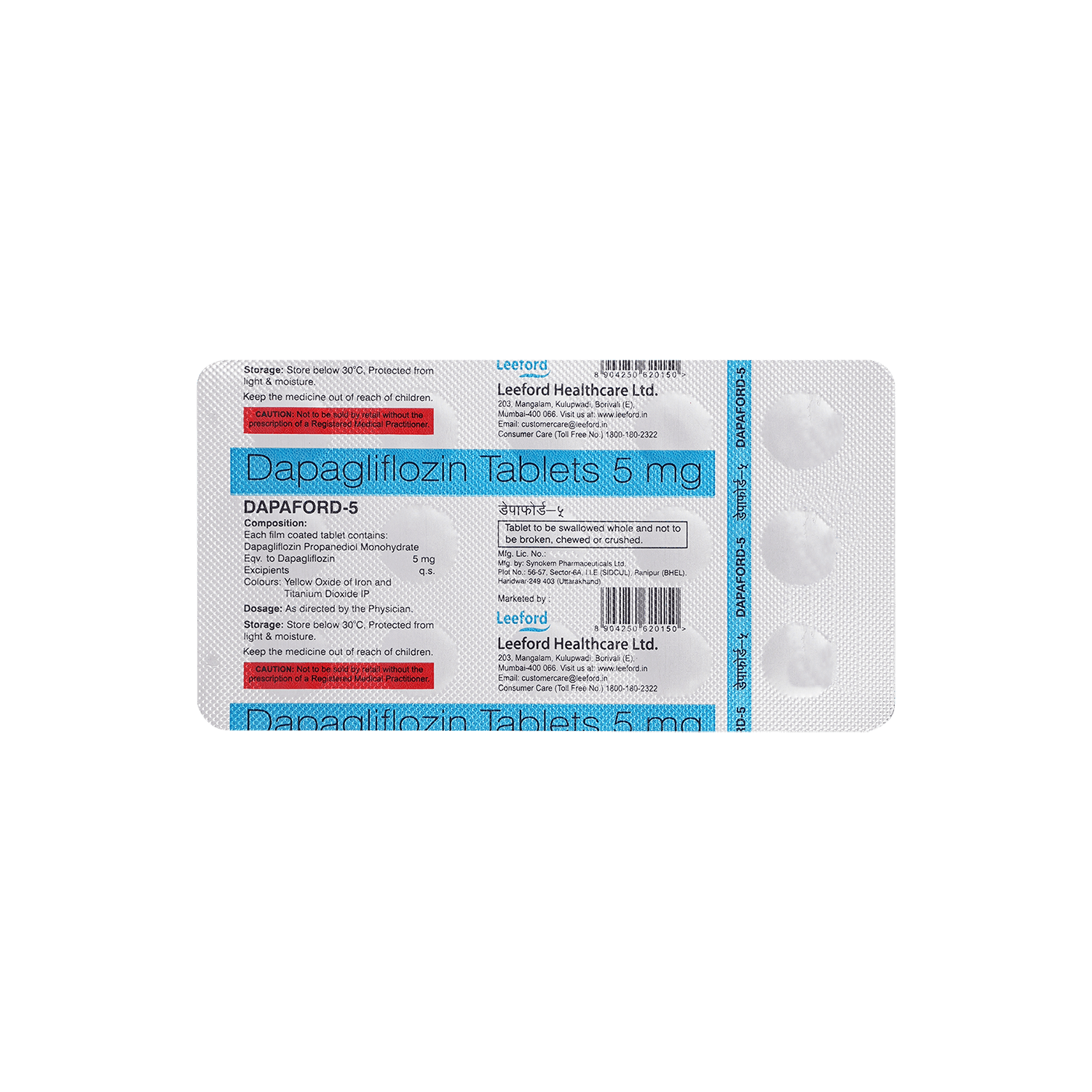 Dapaford 5 Tablet - Image 5